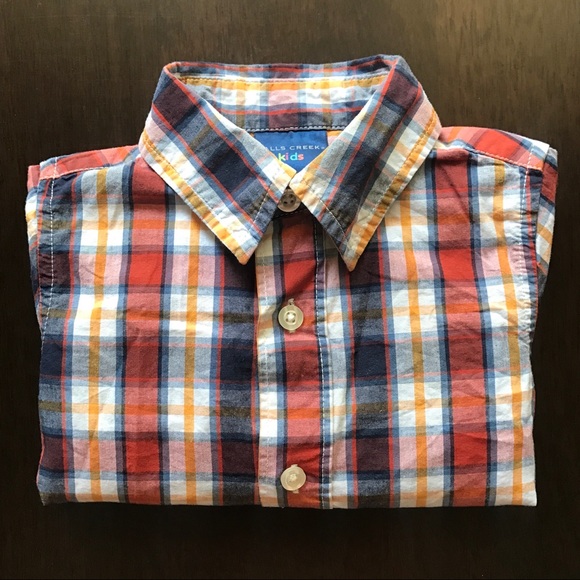 Falls Creek Kids Plaid Button Up Long Sleeve - Picture 3 of 6